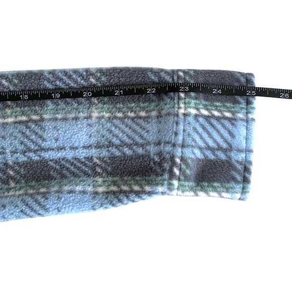 O'Neill Zuma Plaid Superfleece Shacket with Snap Front Closure - S - Blue, Grey - Picture 14 of 14